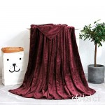 Doux et confortable Couverture de couleur pure Coral Fleece Blanket Couverture de flanelle de cadeau de yoga de cadeau de velours de Fa Plusieurs couleurs et styles disponibles - B07VJM3PZM